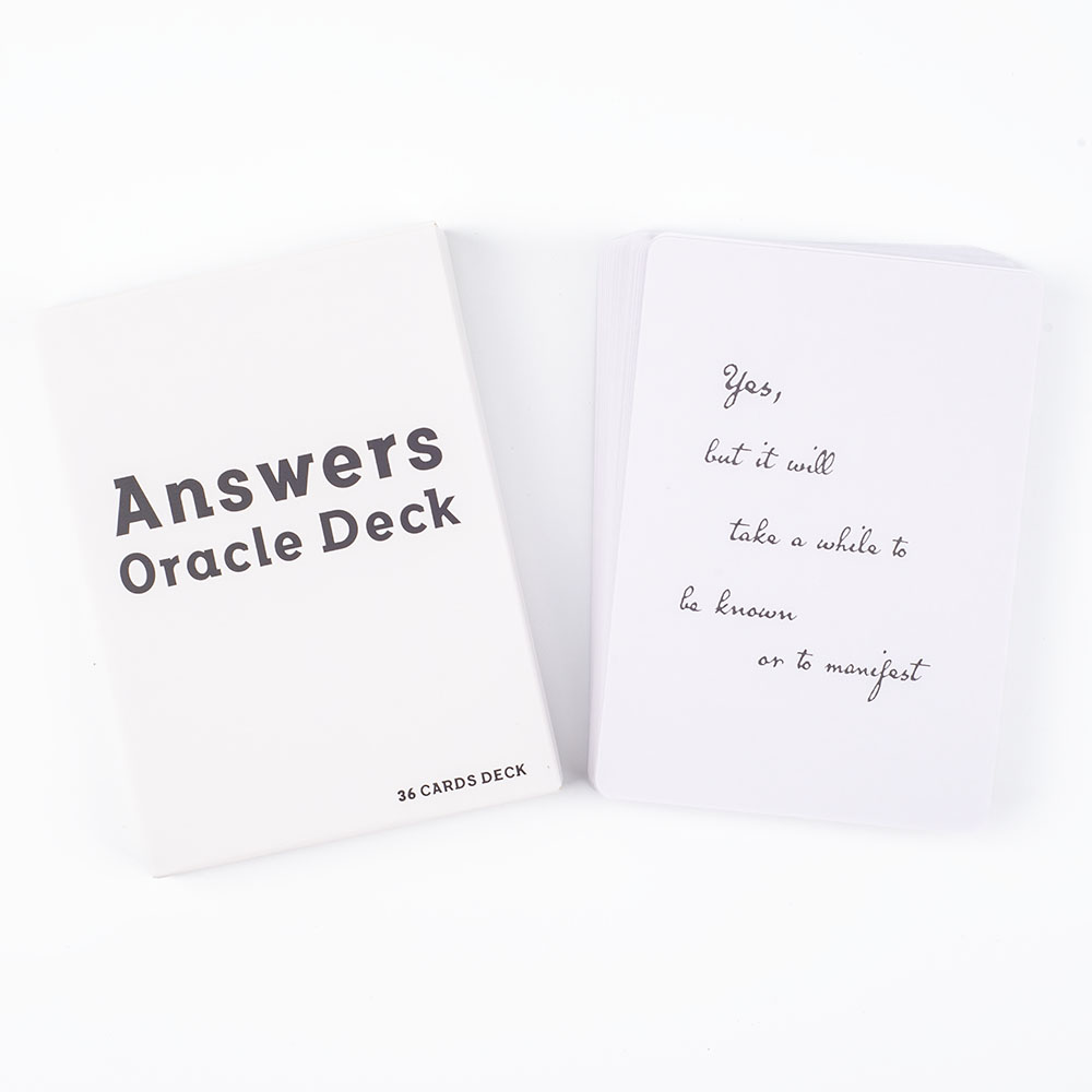 Answers Oracle Deck 36 Cards M - Tarot Cards Deck With Guidebook ulasan dan harga
