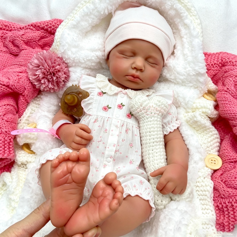 50cm Visible Veins Loulou Sili - Reborn Baby Doll Silicone Realistic ulasan dan harga