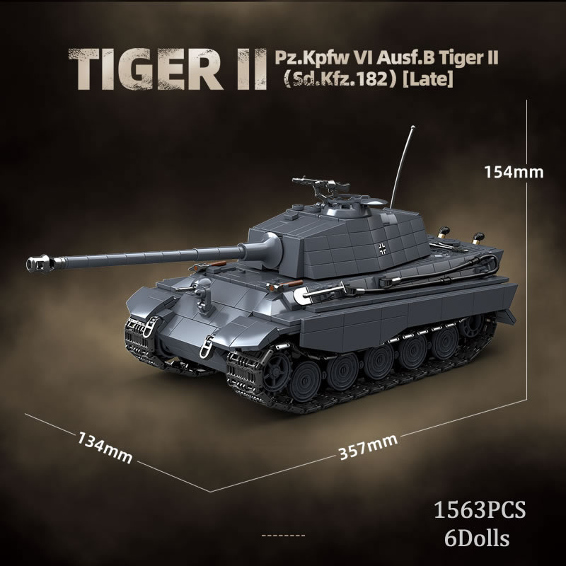 WW2 Military The King Tiger He - Lego Compatible Military Tank ulasan dan harga