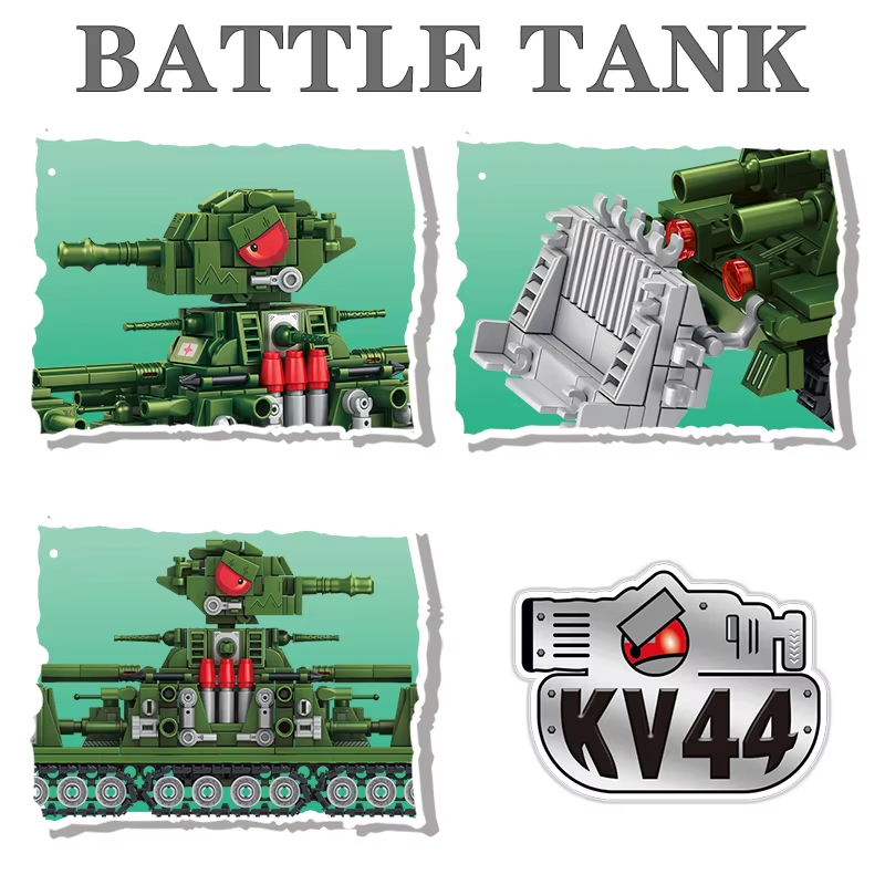 Tank World Cartoon Model Muild - Lego Compatible Military Tank ulasan dan harga