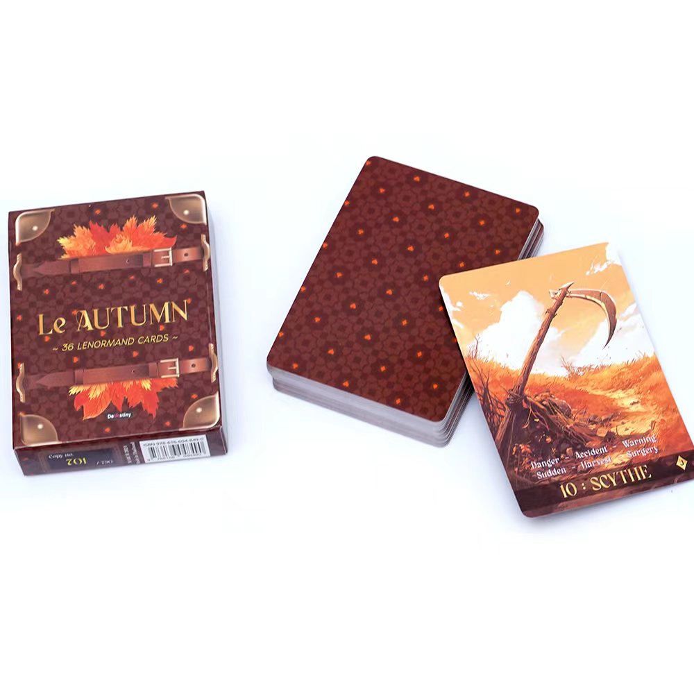 Lenormand Tarot Deck Le Autumn - Tarot Cards Deck With Guidebook ulasan dan harga