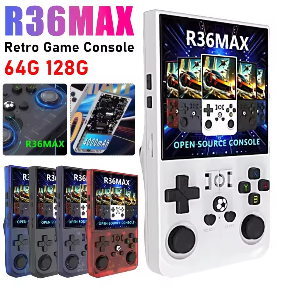 R36MAX Retro Handheld Game Con - Retro Handheld Game Console R36S ulasan dan harga