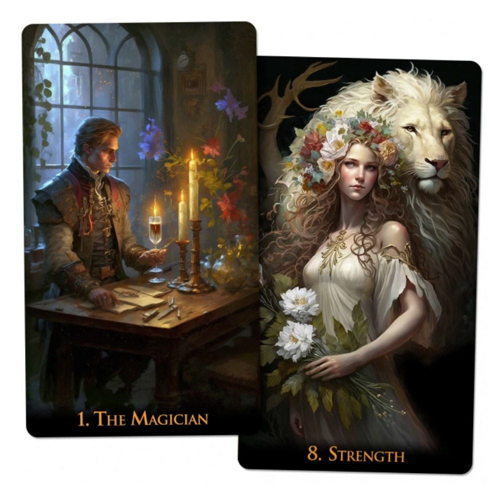 12*7cm Weird World Tarot 78 Ca - Tarot Cards Deck With Guidebook ulasan dan harga