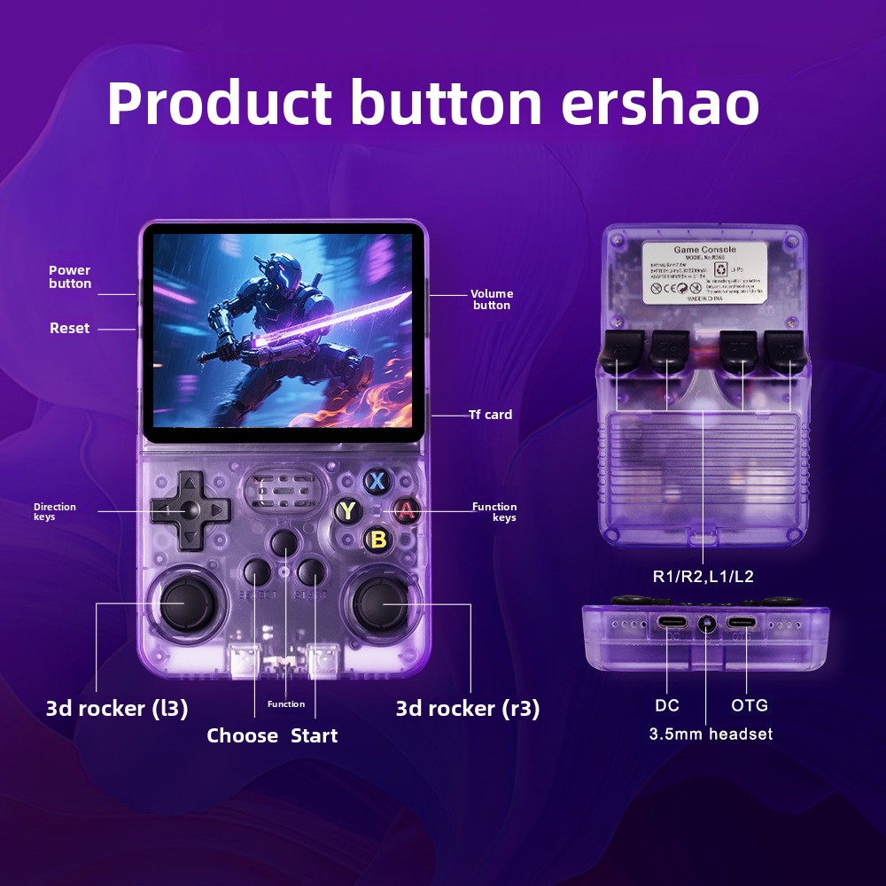 R36S Open Source Handheld Game - Retro Handheld Game Console R36S ulasan dan harga