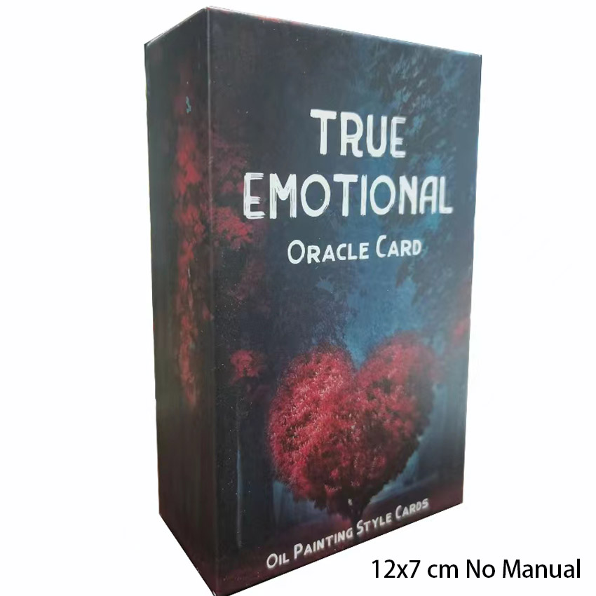 12x7 cm True Emotional Oracle  - Tarot Cards Deck With Guidebook ulasan dan harga