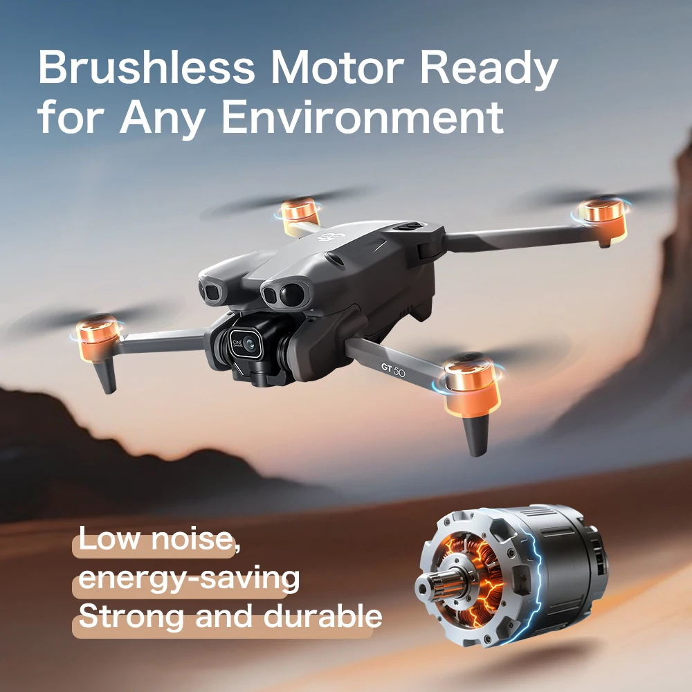 GT50 4K/6K/8K FPV Drone with D - Fpv Brushless Rc Drone 4K ulasan dan harga