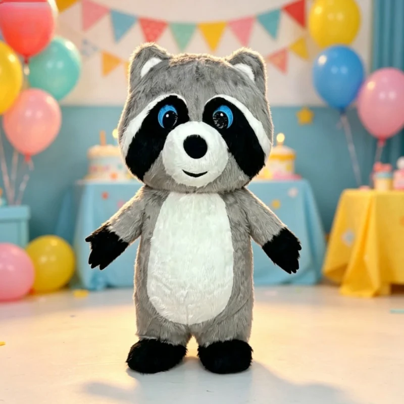 Grey Plush Inflatable Raccoon  - Dolls ulasan dan harga